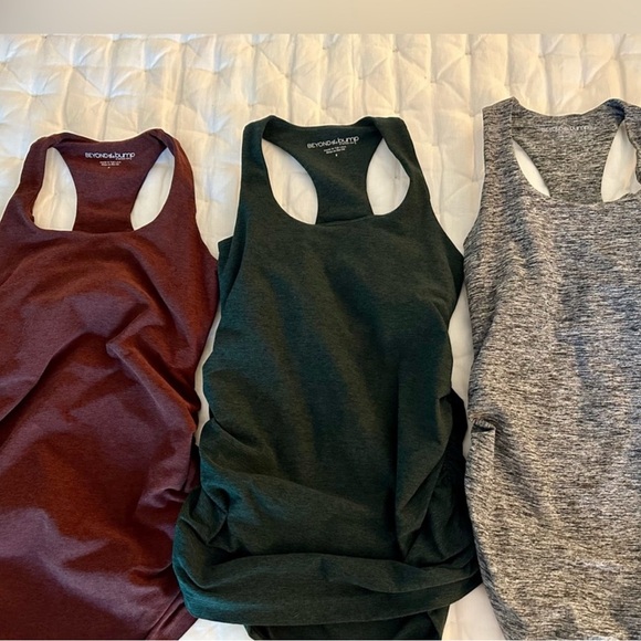 Beyond Yoga Maternity Women's Brown Tank Top - Picture 3 of 4